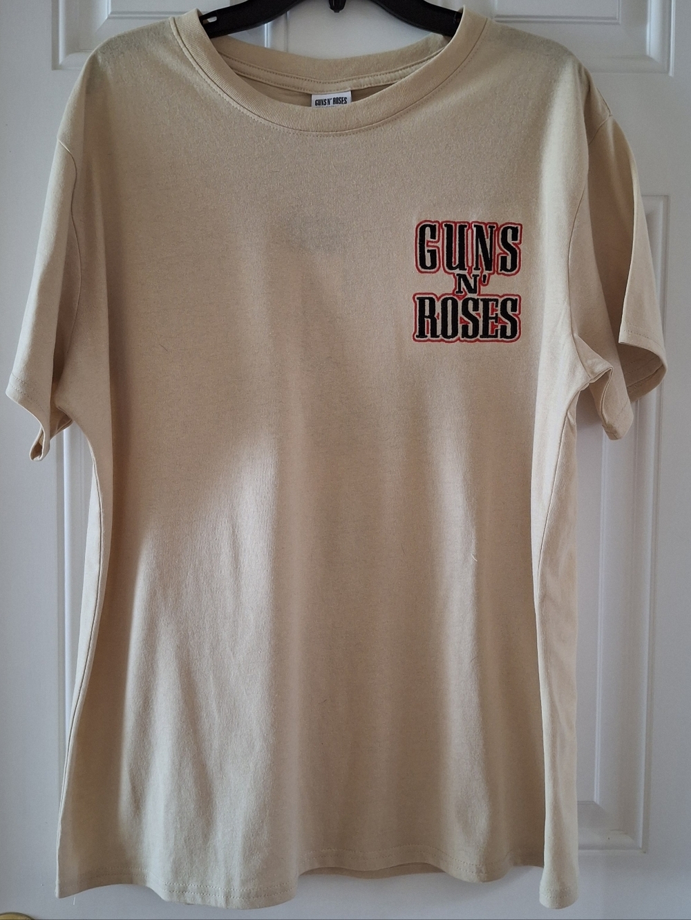 NWT Guns N' Roses Licensed Graphic Colorfully Embroidered Graphic T-Shirt Sz XL
